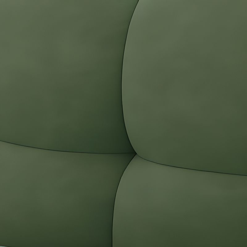 Modern Green Velvet Tufted Sofa Plush Upholstered Couch
