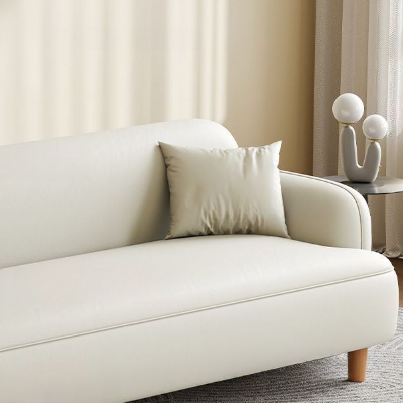Modern 3+1 Seater Fabric Sofa Set Cream Living Room Couch