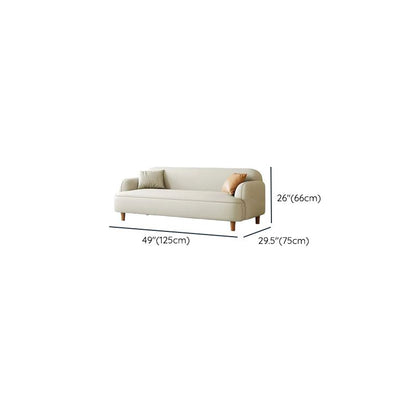Modern 3+1 Seater Fabric Sofa Set Cream Living Room Couch