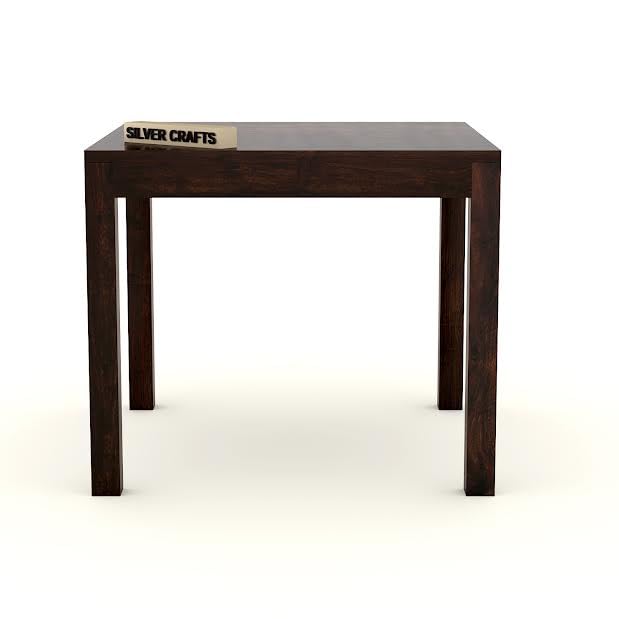 Solid Wood 4 Seater Dining Table Set with Cushioned Chairs