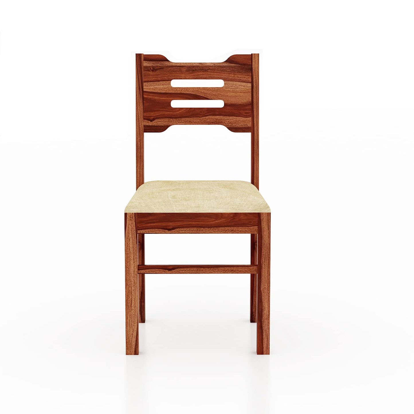 Solid Wood 2 Seater Dining Table Set with Chairs