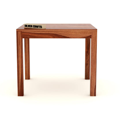 Solid Wood 2 Seater Dining Table Set with Chairs